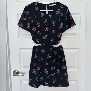 Abercrombie Floral Black Dress